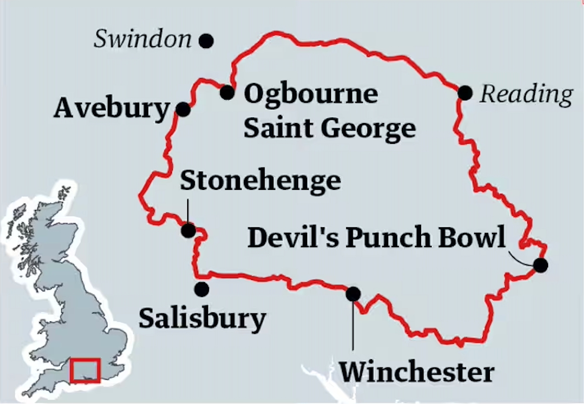 King Alfred's Way Route Map