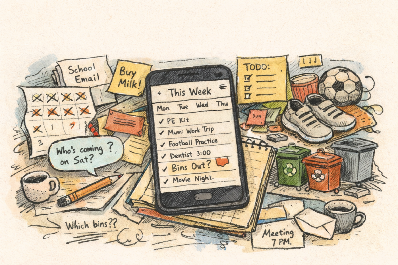 Featured image of post I Built a Family Planner We Actually Use (and It Costs £0/month)